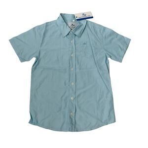 NWT Southbound Size L (12-14) Crystal Blue Dress Shirt